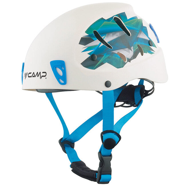 CAMP Armour Climbing Helmet, White/Light Blue