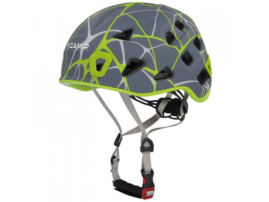 CAMP Storm Climbing Helmet, Grey/Lime