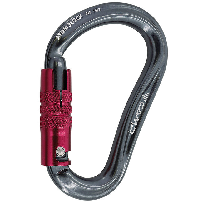 CAMP HMS Carabiner with Automatic Lock 3Lock Atom 3Lock, Metal