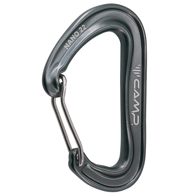 CAMP Nano 22 Carabiner, Gun Metal