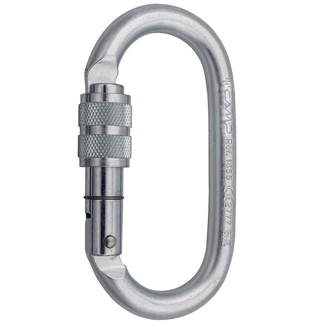CAMP Steel Oval Pro Lock Carabiner