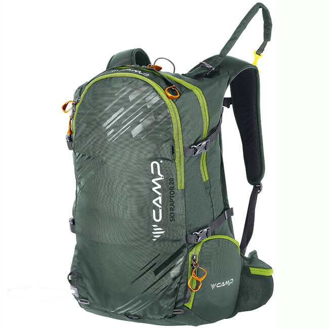 CAMP Ski Raptor 20 Ski Backpack, 20L, Green