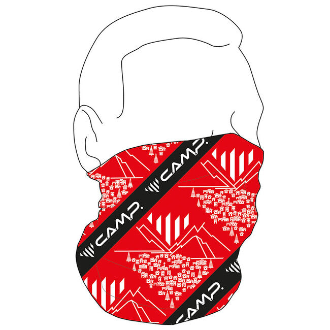 CAMP Multifunctional Neck Gaiter, Red