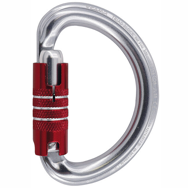 CAMP Triad 3Lock Pear-Shaped Carabiner