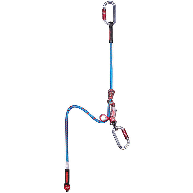 CAMP Positioning Log with Rotating Pulley GYRO and Auxiliary Pull Pulley for Arborists and Professional Rescuers Gyro Lanyard Single + 2 × 2125
