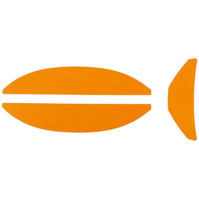 CAMP Ares Stickers Self-Adhesive Helmet Decals, Neon Orange