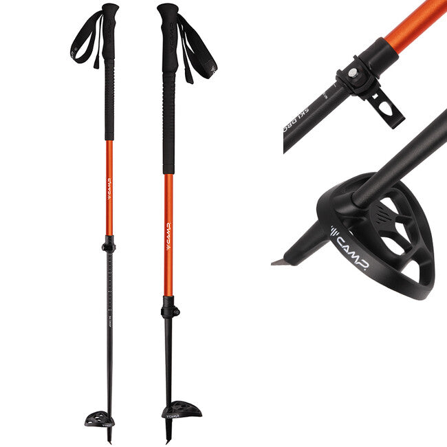 CAMP Drop Ski Poles, 89-135 cm