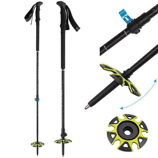 CAMP Ski Track Telescopic Poles, 83 - 140 cm