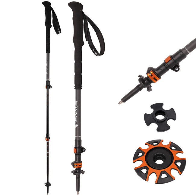 CAMP Backcountry Pro 2 Trekking Poles, 63 - 135 cm