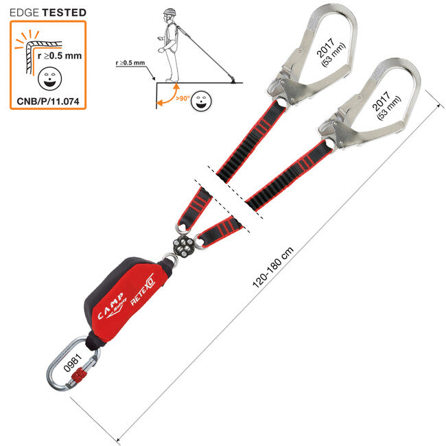 CAMP Retexo Gyro Rewind Shock Absorber 120 - 180 cm