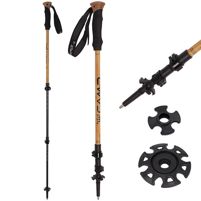 CAMP Backcountry Bamboo Trekking Poles, 63 - 135 cm