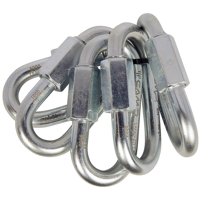 CAMP Rear Plates for Semi-Automatic Carabiners Set 5 Oval Quick Link 8 mm