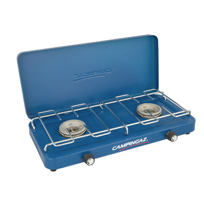 Campingaz Base Camp 2 Camping Stove with Lid, 2 Burners