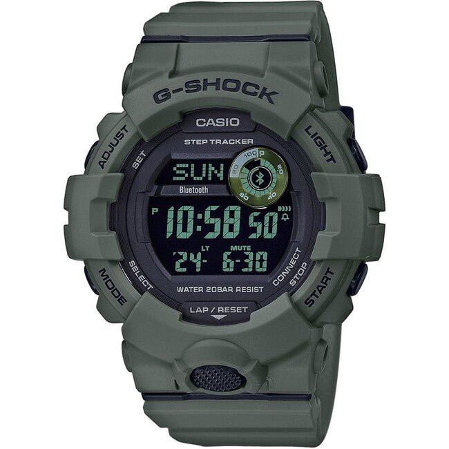 Casio G-Shock Watch GBD-800UC-3ER, Black/Green