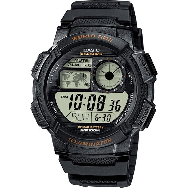 Casio Watch AE-1000W-1AVEF, Black