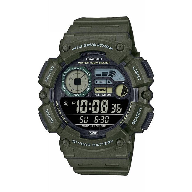 Casio Watch WS-1500H-3BVEF, Green