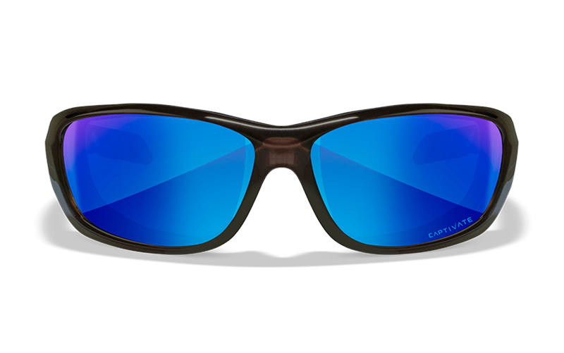 WILEY X GRAVITY Polarized Sunglasses, Blue Mirror