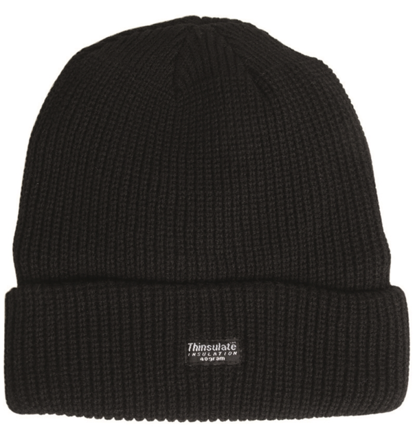Mil-Tec Thinsulate™ Insulated Beanie, Black