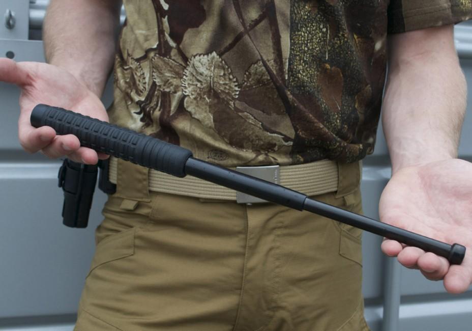 ESP Police Baton 16" 40cm, Hardened, Black