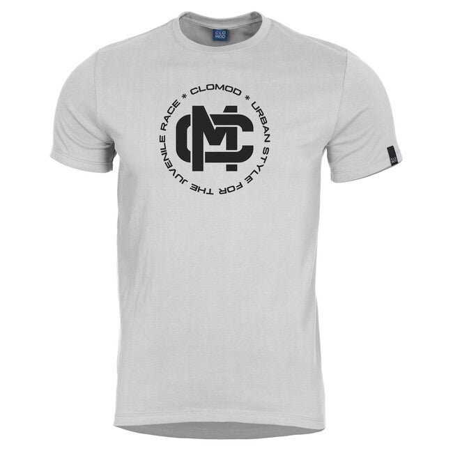 CloMod Initials Short Sleeve T-Shirt, White