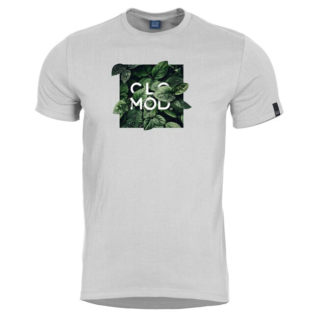 CloMod Leaves Short T-Shirt, White