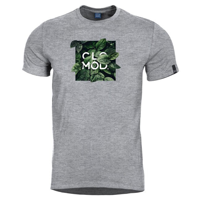 CloMod Leaves Short T-Shirt, Melange