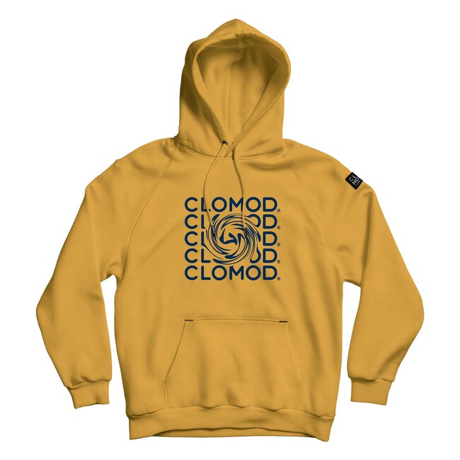 CloMod Twirl Hoodie, Spicy Mustard Yellow