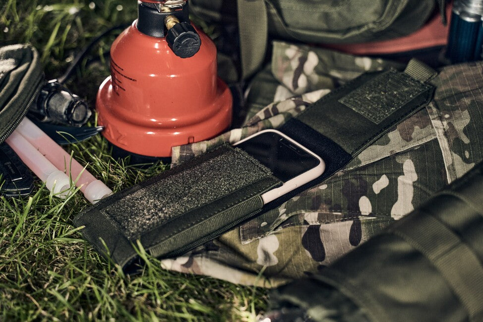 Brandit Molle Large Mobile Phone Pouch, Woodland