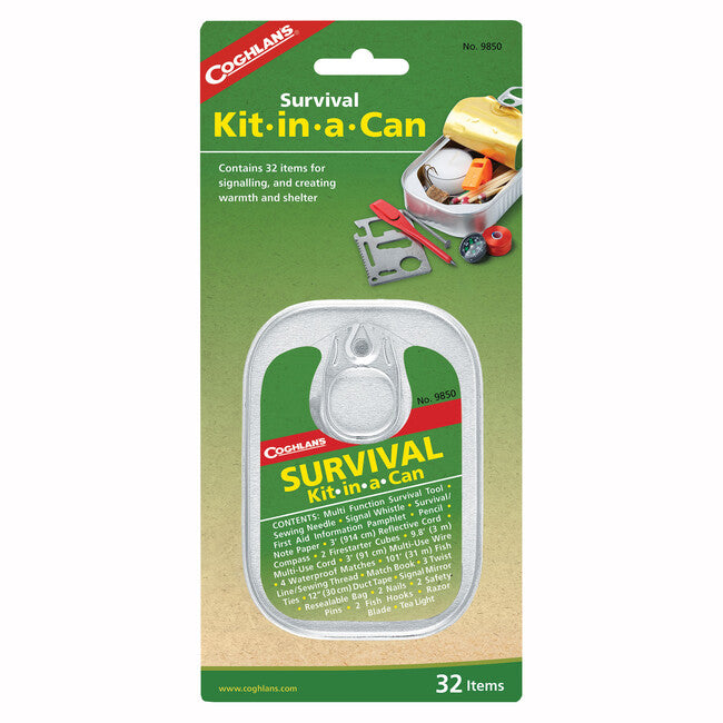 Coghlans Kit-in-a-Can Survival Kit