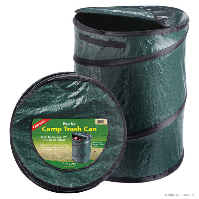 Coghlan's Pop-Up Camping Trash Bag Stuffbag 100 liters Dark Green