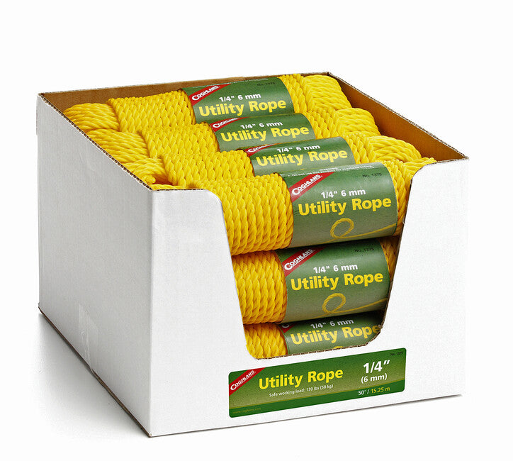 Coghlan's Utility Rope 6mm, 15m, Yellow