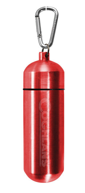 Coghlans Waterproof Aluminum Capsules with Carabiner