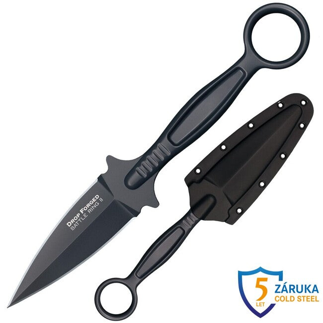Cold Steel Drop Forged Battle Ring II Fixed Blade Knife