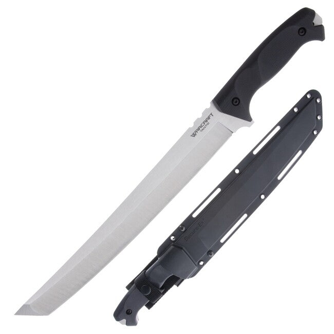 Cold Steel Magnum Warcraft Tanto Fixed Blade Knife, San Mai®