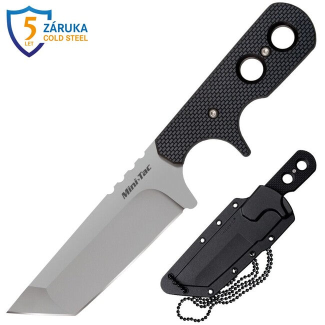 Cold Steel Mini Tac Tanto Fixed Blade Knife (AUS8A)