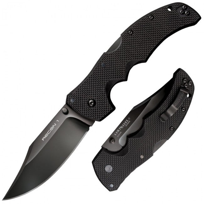 Cold Steel Recon 1 Folding Knife, 23.8cm, Clip Point Plain