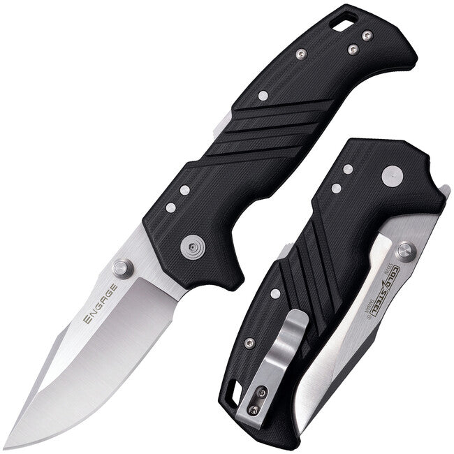 Cold Steel Engage S35VN Folding Knife 3.5" Black G-10 Handle