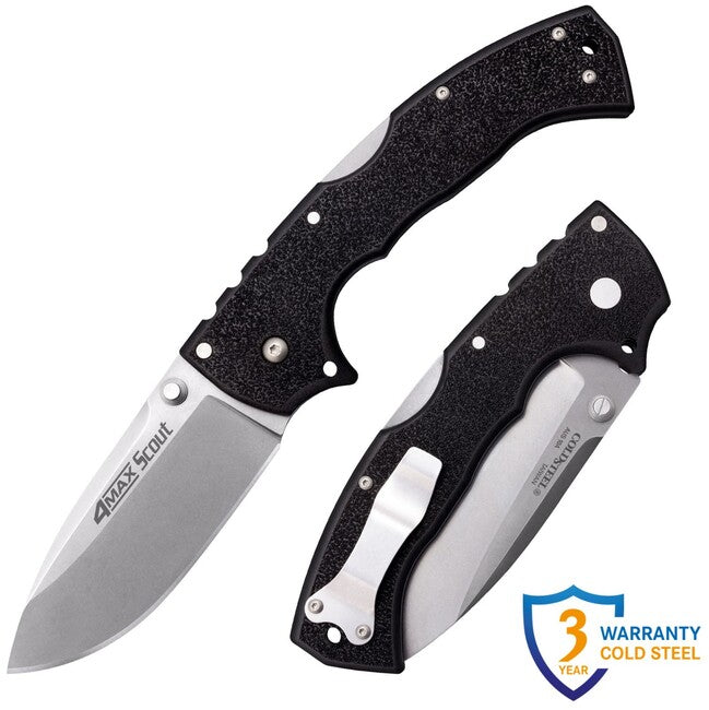 Cold Steel 4 Max Scout Folding Knife, AUS10A