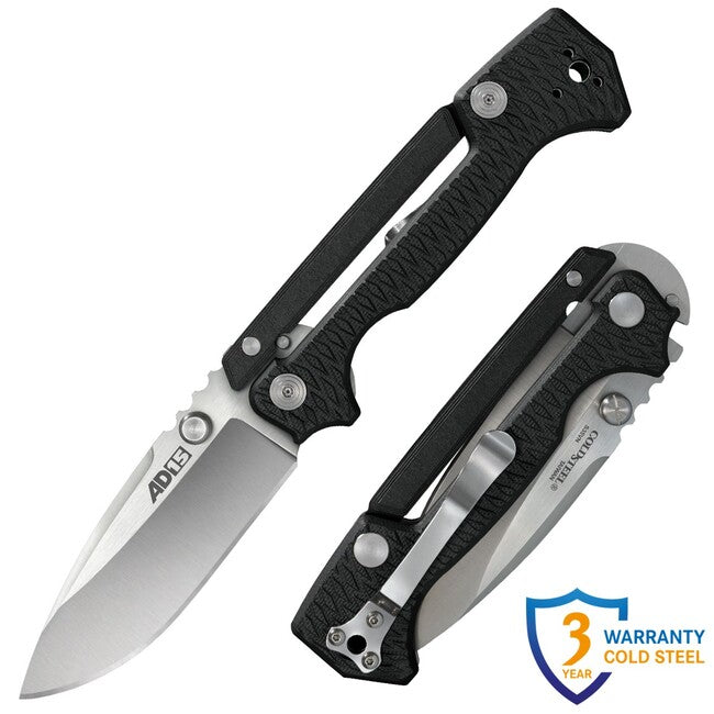 Cold Steel AD-15 Folding Knife, Black Handle (S35VN)