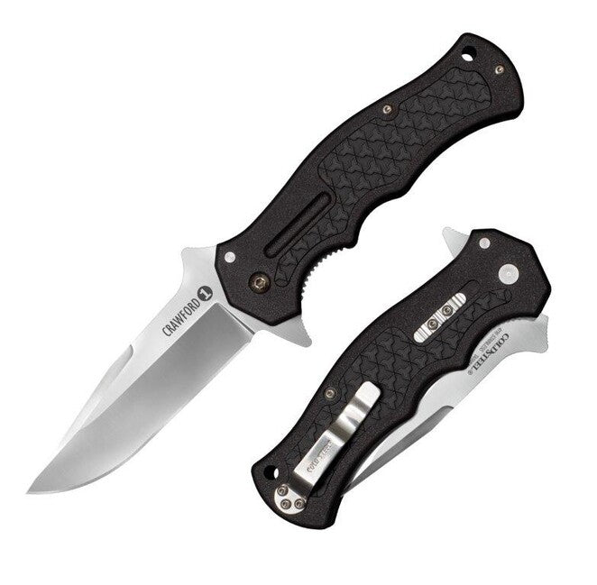 Cold Steel Crawford Model 1 Folding Knife, Black