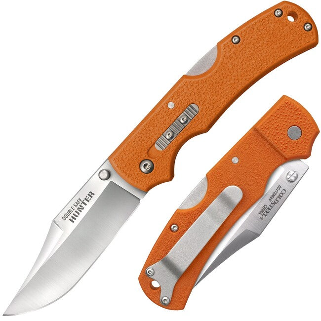 Cold Steel Double Safe Hunter Folding Knife, Orange