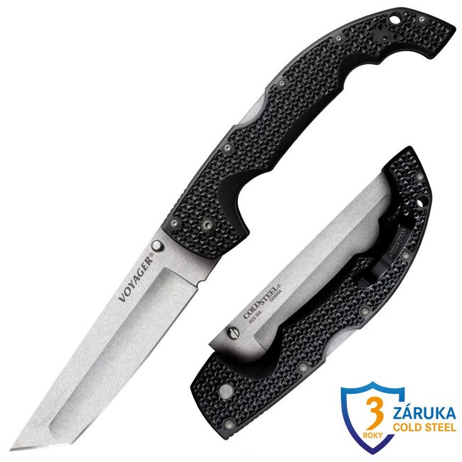 Cold Steel Zatvárací nôž Extra Large Voyager tanto Pt. Plain (AUS10A)