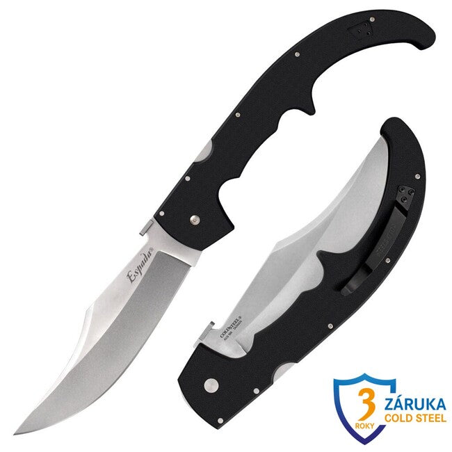 Cold Steel Espada XL Folding Knife, G-10 (AUS10A)