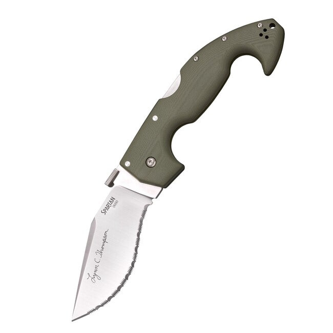 Cold Steel Lynn Thompson Signature Spartan Folding Knife - Serialized