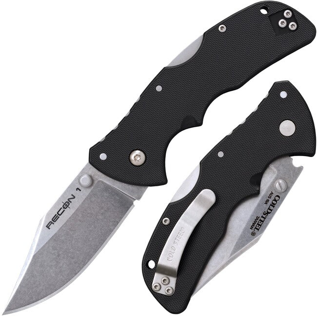 Cold Steel Mini Recon 1 Folding Knife Clip Point