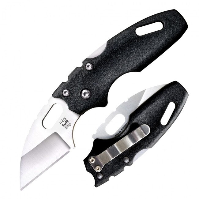 Cold Steel Mini Tuff Lite Folding Knife Plain Edge Black