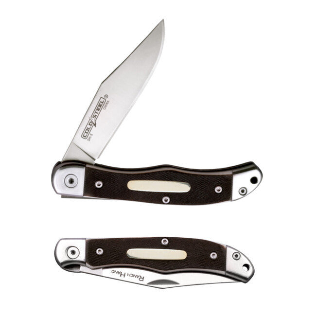 Cold Steel Ranch Hand Folding Knife, 3" Blade, SK5 Steel