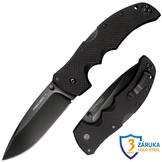 Cold Steel Recon 1 Spear Point Folding Knife Plain Edge (S35VN)