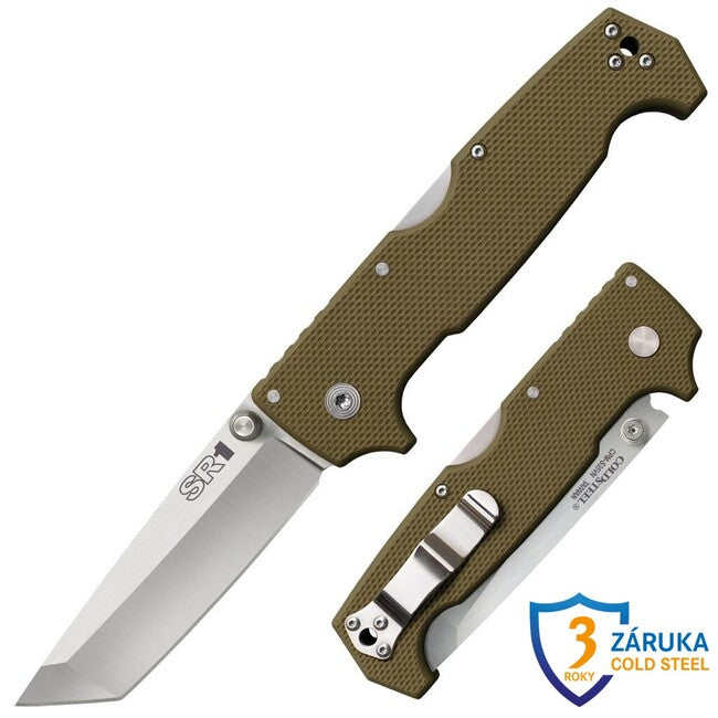 Cold Steel SR1 Folding Knife Tanto Point (S35VN)