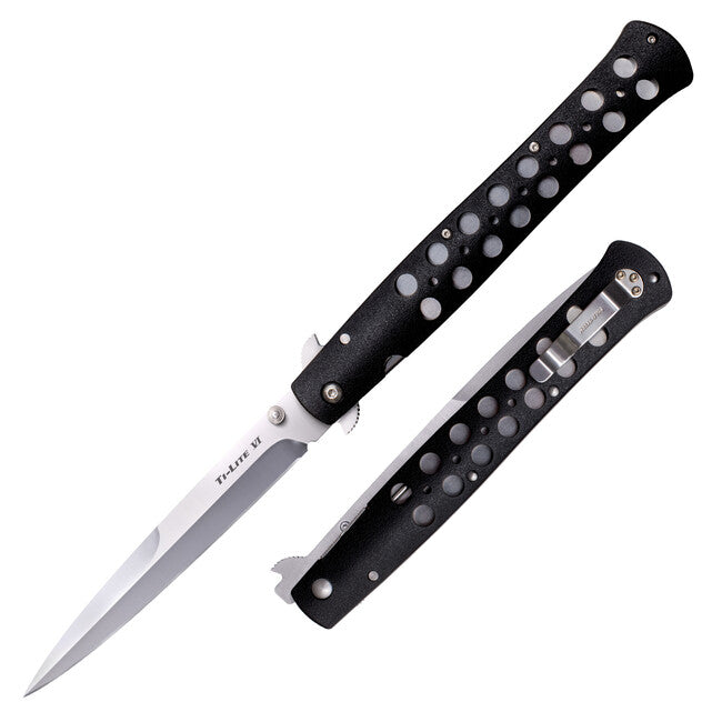 Cold Steel Ti-Lite 6" Folding Knife, Zy-Ex™ Handle (AUS8A)